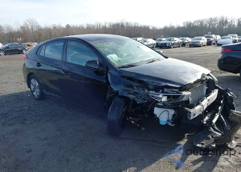 2020 Hyundai Ioniq Hybrid Blue from USA, damaged, VIN KMHC65LC5LU186447